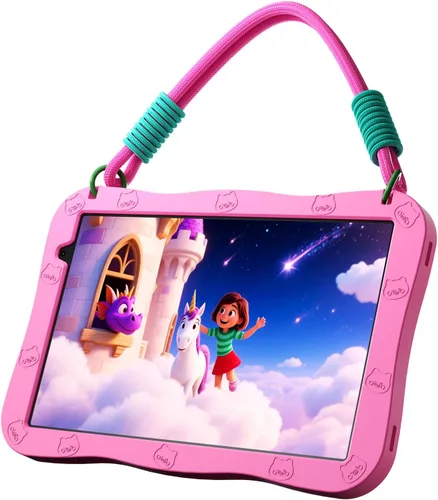 Miniatura 9 de Tablet Android 10 pulgadas, Android 15,32GB de almacenamiento, cinco núcleos, pantalla HD IPS, cámara dual, WiFi, Bluetooth, control parental, Azul
