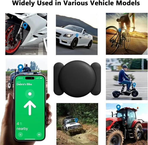 Miniatura 6 de Rastreador GPS para vehículos, rastreador GPS para automóvil en tiempo real, funciona con Apple Find My(solo iOS), sin tarifa mensual, mini