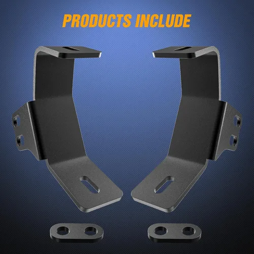 Miniatura 8 de Nilight Barra de Luces UTV Frontal Lateral Pilar A Soportes de Montaje de Luces Dobles para Capó para Cápsulas LED Compatibles con Polaris RZR XP