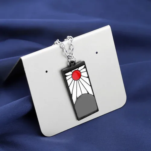 Miniatura 4 de FAADBUK Demon Anime Inspired Jewelry Tanjiro Necklace & Keychain Tanjirou Anime Cosplay Gifts