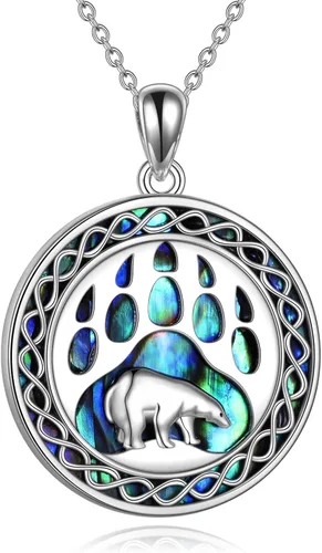 LUHE Collar con colgante religioso de plata de ley con diseño de dragónlobofénixcolibrícaballounicornio para mujer, collar de celtas vintage