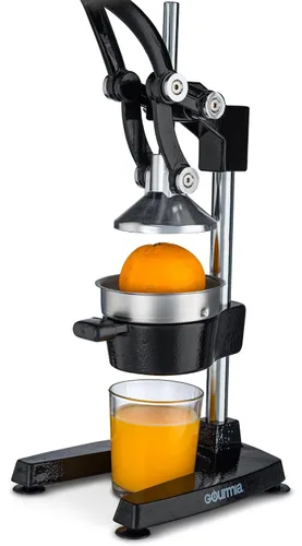 Miniatura 8 de Gourmia GMJ9970 Exprimidor de cítricos grande – Prensa de grado comercial para naranja, pomelo y limón – Extrae el máximo jugo – Base y mango
