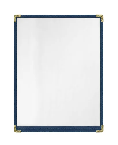 Miniatura 65 de Goodsmart - Fundas para menú de restaurante, paquete de 25 unidades, color negro, 2 vistas, soportes para menú de carga superior, cubiertas