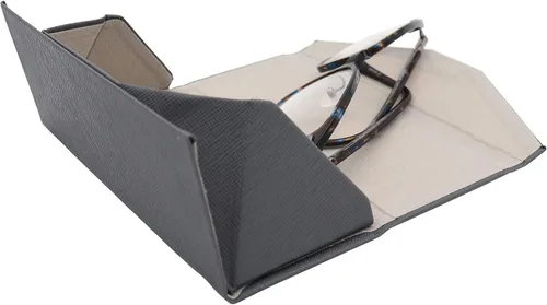 Miniatura 114 de Real Sic Funda para lentes de sol para hombres y mujeres, soporte magnético plegable para lentes de sol, inspirado en el color sólido