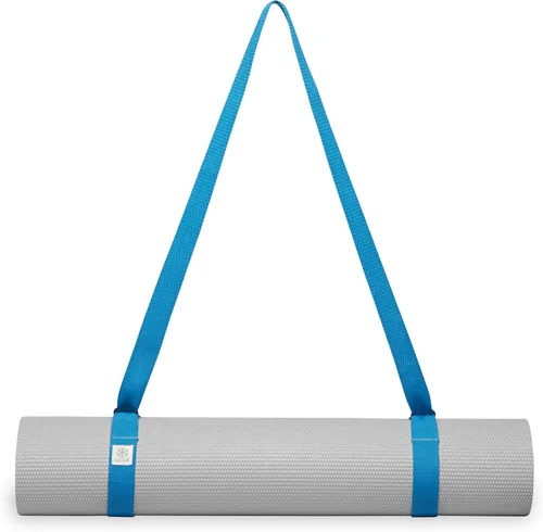Miniatura 6 de Gaiam Easy-Cinch para colchoneta de yoga - Correa resistente para transportar la colchoneta de yoga con anillos en D de metal para un ajuste seguro