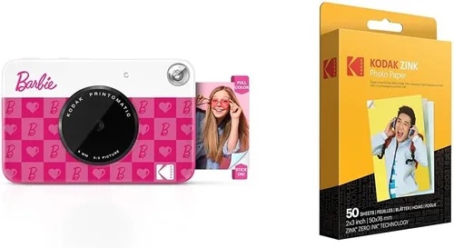 Miniatura 11 de Kodak Printomatic - Paquete de inicio de cámara de impresión instantánea a todo color + estuche de transporte + papel fotográfico Zink de 20 Negro