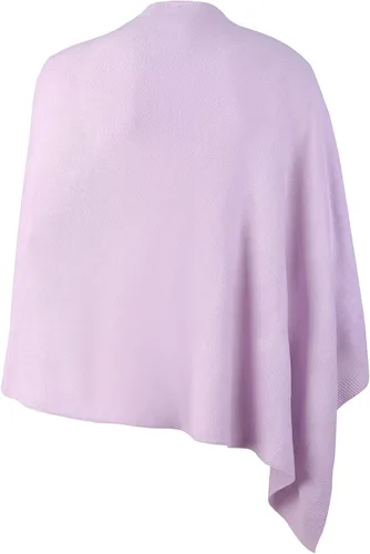 Miniatura 106 de Fomolom Ponchos para mujer, versátil, ligero, tejido sólido, chal envolvente, bufanda, accesorios para mujer