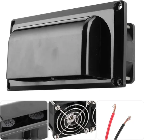 Miniatura 7 de Ventilador de escape de ventilación, ventilador de ventilación lateral de 2 V 25 W, ventilador de ventilación de escape de RV con tornillos