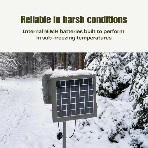 Miniatura 6 de Cuddeback Banco de energía solar #PW-3600 - Cargador de batería para cámaras CuddeLink y pistas - Cargador portátil para exteriores con batería NiMH
