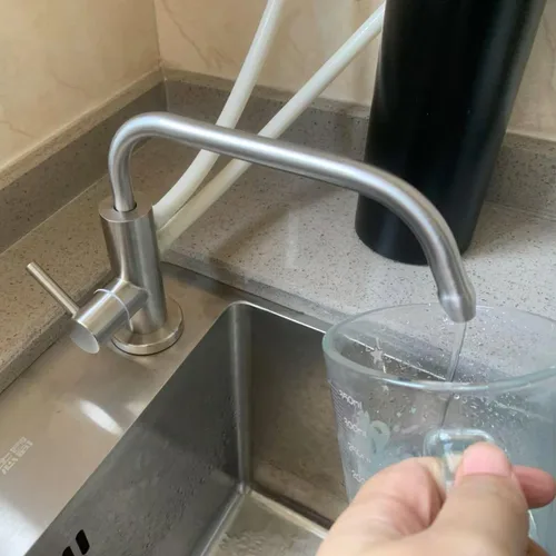 Miniatura 3 de Grifo filtrado por agua alcalina, acero inoxidable del grifo del Ro para el ionizador alcalino del agua del sistema de filtración del agua