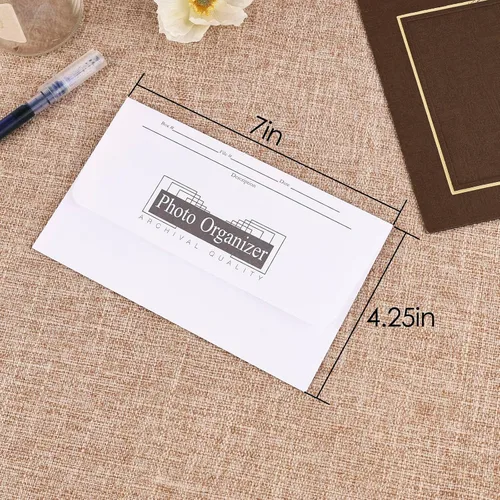 Miniatura 2 de Lineco Sobres para archivos de fotos de 4 x 6 pulgadas, 25