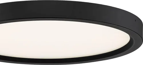 Miniatura 7 de Quoizel OST1711OI Outskirt - Lámpara de techo moderna de montaje súper empotrado, 1 luz, LED de 15 vatios, bronce aceitado