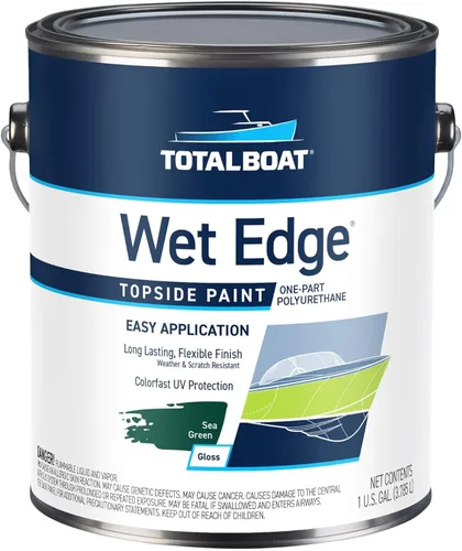 Miniatura 28 de TotalBoat Wet Edge Topside Pintura Marina de Poliuretano Premium Recubrimiento para Barcos, Casas Rodantes, Molduras Exteriores, Fibra de Vidrio