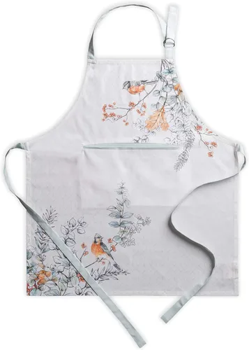 Miniatura 53 de Maison d' Hermine Delantal 100% de algodón para mujeres con bolsillo de cocina delantal de chef para hombres para cocinar primavera verano 001