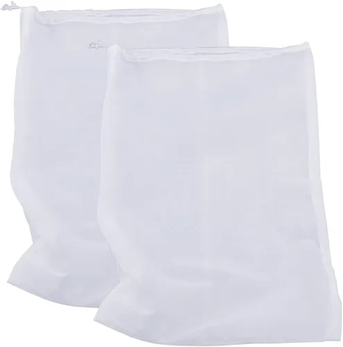 Miniatura 5 de Bolsa coladora de nailon de 75 micrones, bolsa de filtro de alimentos multiusos de grado alimenticio para leche de nueces, jugo, cerveza fría, 2