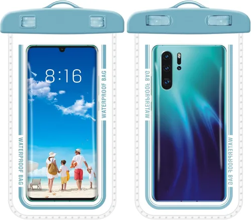 Miniatura 8 de Baiao Bolsa impermeable para teléfono, funda impermeable de 8.3 pulgadas para iPhone 16, 15, 14, 13 Pro Max, IPX8, bolsa seca para teléfono celular