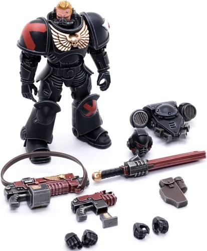 Miniatura 7 de Pipigirl JoyToy - Figuras de acción de soldado con licencia genuina 1/18 de 40 K, kits de modelos de guerrero extremo militar militar de 4 pulgadas