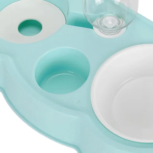 Miniatura 8 de Dispensador de agua para cachorros, alimentador automático doble para gatos, dispensador de agua para mascotas, dispensador de agua para gatos
