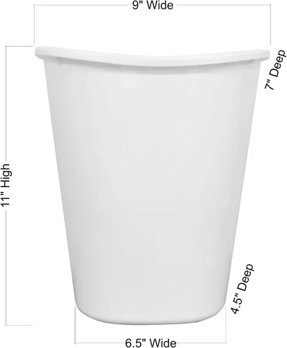 Miniatura 4 de YouCustomizeIt Cesta de basura de béisbol retro personalizada - doble cara (negro)