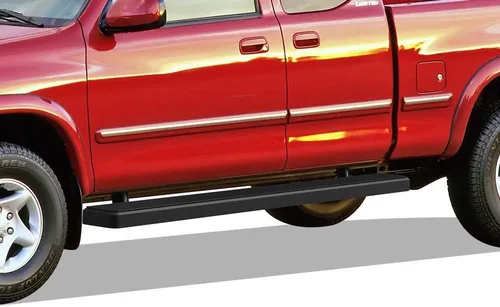 Miniatura 8 de APS Estribos (estilo estribo plateado) Estribos Nerf, escalones laterales compatibles con Toyota Tundra 2000-2006 Access Cab (requiere perforación)