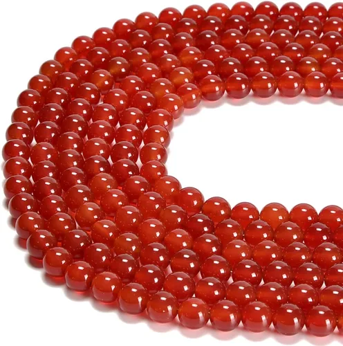 Miniatura 17 de Cuentas sueltas de rodonita teñida de jade de 10mm, redondas y suaves, de gematone natural para joyería y manualidades, 1 cadena de 15 pulgadas Jade