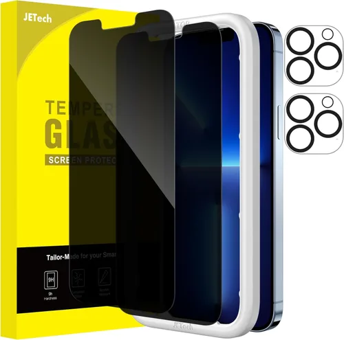 Miniatura 27 de JETech - Protector de pantalla de privacidad para iPhone 17 Pro de 6,3 pulgadas con protector de lente de cámara, película de vidrio templado