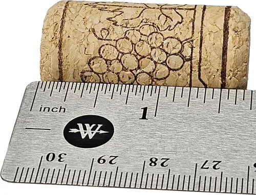 Miniatura 8 de 9x1 3/4 corchos de vino rectos de primera calidad 1.732 x 0.906 in 100/bolsa