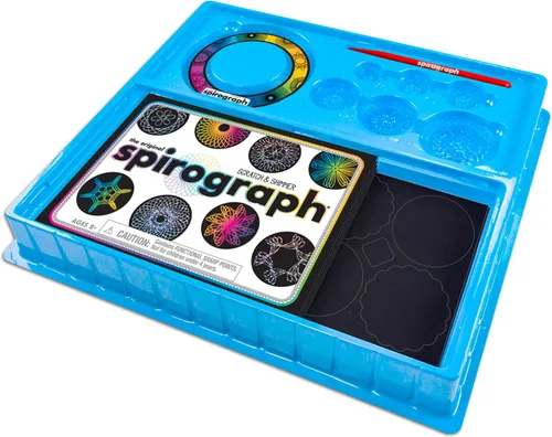 Miniatura 6 de Spirograph Scratch & Shimmer - Artes y manualidades, juguetes para niños, suministros de arte, suministros de manualidades, kit de dibujo, arte