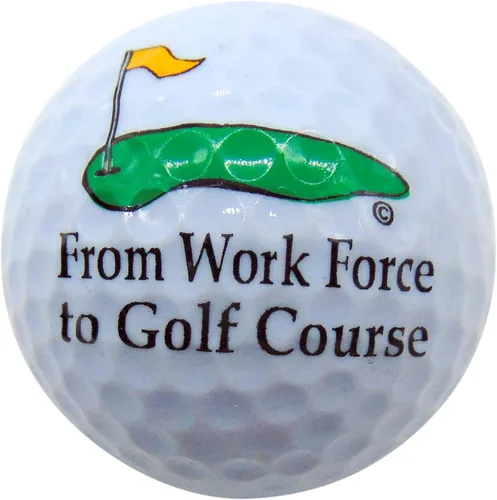 Westmon Works Pelota de golf de jubilación Novedad Golfista Golfing Presente fuerza de trabajo a campo de golf Pequeño