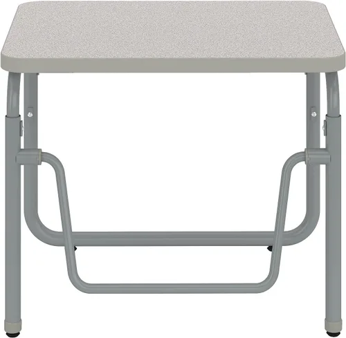 Miniatura 8 de Safco Productos AlphaBetter 2.0 Escritorio para estudiantes de altura ajustable con barra de reposapiés oscilante y caja de libros, sentado a pie