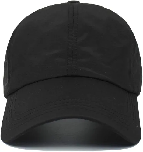 Miniatura 3 de HGGE Gorra de béisbol para mujer, con diseño de cola de caballo cruzada, ajustable, de secado rápido