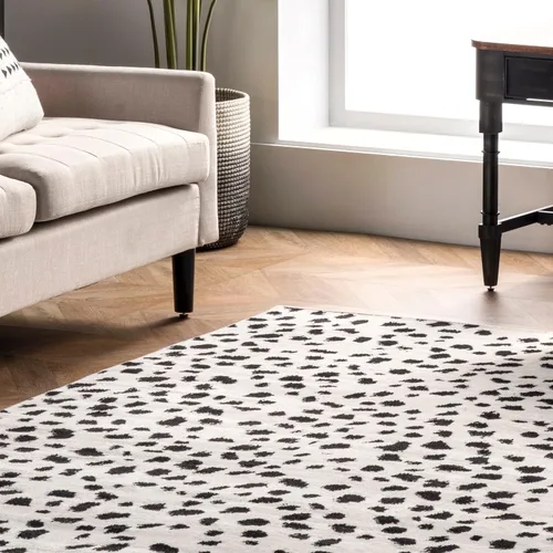 Miniatura 8 de nuLOOM Brooks - Alfombra con estampado de leopardo, 6 pies 7 pulgadas x 9 pies, beige Brooks Beige