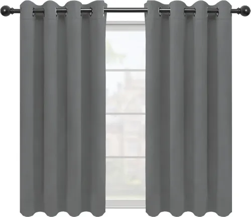 Miniatura 219 de Easy-Going - Cortinas opacas para dormitorio, aislamiento térmico sólido con ojales, cortinas de ventana para reducción de ruido, cortinas