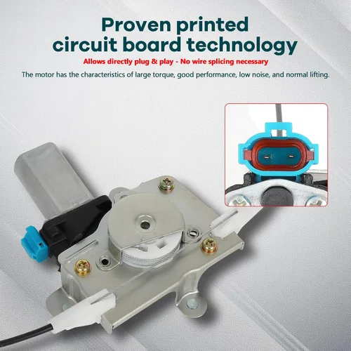 Miniatura 3 de FINDAUTO Elevalunas eléctrico trasero izquierdo del lado del conductor para 2007-2011 para Chevrolet Aveo, 2007 2009 2010 para Pontiac G3 751-094