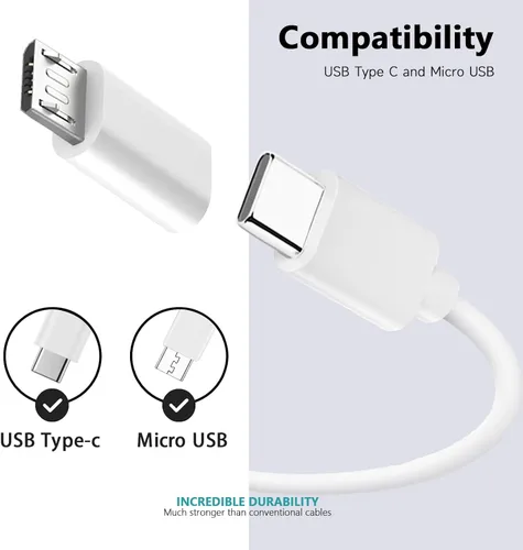Miniatura 2 de Paquete de 4 cargadores de panel solar USB tipo C de 7 W compatibles con Ring Outdoor Cam Plus, Stick Up Cam Pro, Spotlight Cam Plus, Spotlight Cam