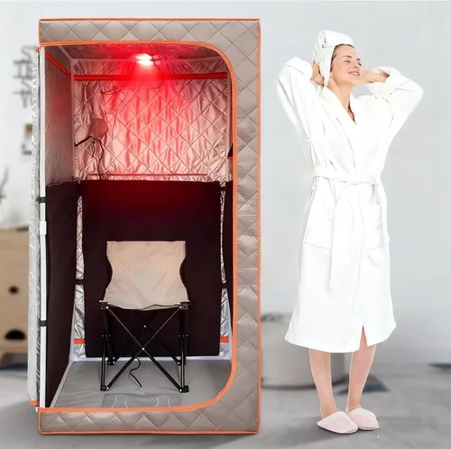 Miniatura 3 de Sauna infrarroja portátil, sauna de infrarrojos lejanos de tamaño completo, sauna personal de cuerpo completo, almohadilla de pie de calefacción