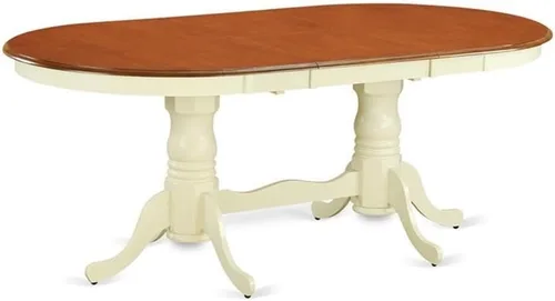 Miniatura 3 de Atlin Designs Juego de mesa y silla de comedor de madera de 7 piezas en color cereza