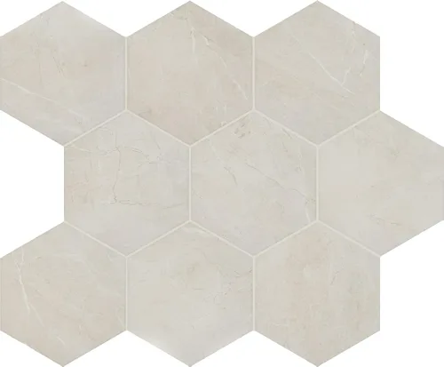 Miniatura 18 de Daltile Perpetuo - Moldura redondeada de porcelana con aspecto de mármol de porcelana de 3 x 24 pulgadas en gris eterno pulido (se vende por pieza)