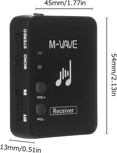 Miniatura 4 de WP-10 Auricular Monitor Sistema de Transmisión Receptor Recargable (Receptor)