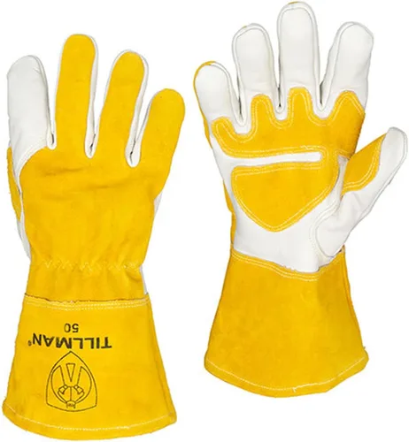 Guantes de soldadura, MIG, XL, 14 in. L, PR
