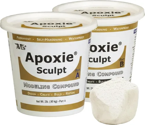 Arcilla epóxica natural Apoxie Sculpt 4 libras Arcilla Epoxi Blanca