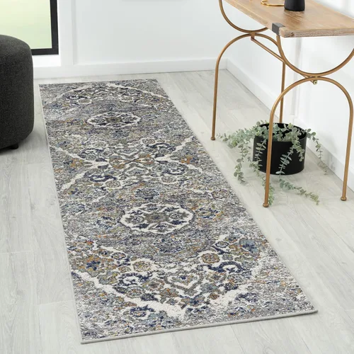 Miniatura 18 de Luxe Weavers 4620 Marine 2x3 - Alfombra floral envejecida