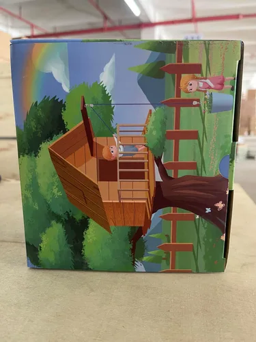 Miniatura 8 de FUQUN Accesorios para Casa del Árbol y Casa de Juegos para Niños, Polea de Cubo Resistente con Cable, Juguetes de Escalada al Aire Libre para Niños