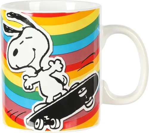 Miniatura 5 de Peanuts 70 aniversario 4 piezas 15 onzas tazas de gres Snoopy