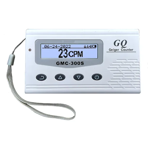GQ GMC-300S Contador Geiger Digital, Detector de Radiación Nuclear, Monitor, Medidor, Dosímetro de Radiación