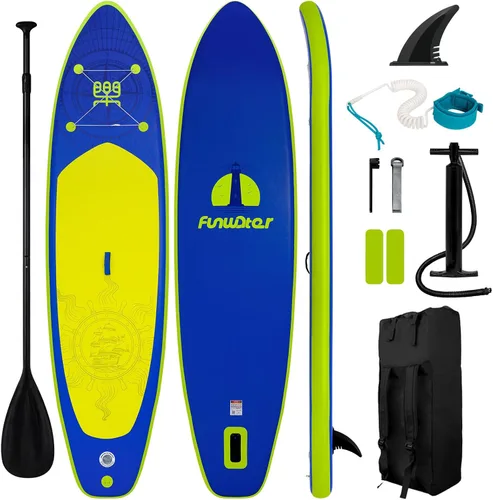 Miniatura 20 de FunWater Inflatable Stand Up Paddle Board with Premium SUP Paddleboard Accessories, Anti-Slip EVA Deck, 11'6''/11'/10'6'' Paddle Boards for Adults &