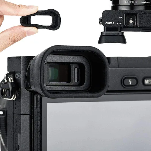 Miniatura 15 de Visor de cámara de silicona suave para Sony A7C Alpha 7C (ILCE7CL/S) Protector de copa ocular (no compatible con A7C II, A7CR)
