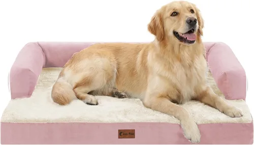 Miniatura 64 de Camas Ortopédicas para Perros de Tamaño Grande, Espuma de Celdas Impermeables tipo Huevera, Camas tipo Sofá para Perros Medianos para Jaula 35x22