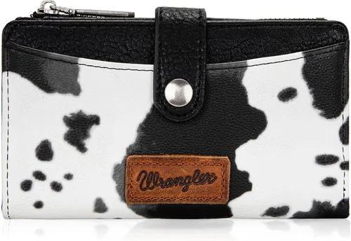 Miniatura 12 de Wrangler - Billetera para mujer con tarjetero plegable, cierre y ventana para identificación