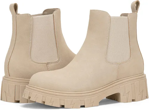 Miniatura 7 de Jeossy Botines Chelsea 9620 para mujer Botines elásticos con plataforma y suela de lengüeta a la moda